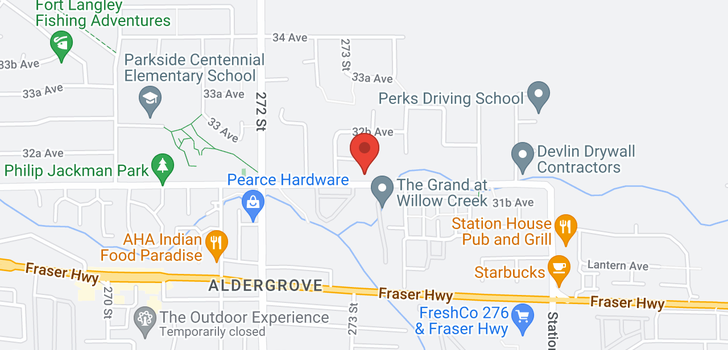 map of 27343 32 AVENUE
